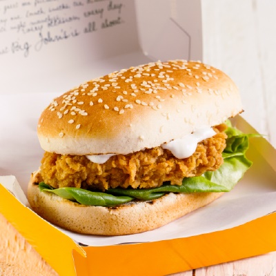 Spicy Southern Fried Chicken Burger